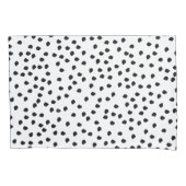 Minimalistische Dalmatische Vlekken Eenvoudig Mode Kussensloop (Voorkant)