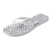 Minimalistische Dalmatische Vlekken Eenvoudig Mode Teenslippers (Schuin)