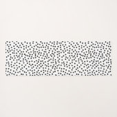 Minimalistische Dalmatische Vlekken Eenvoudig Mode Yogamat (Achterkant (horizontaal))