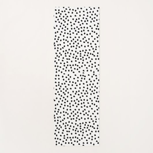 Minimalistische Dalmatische Vlekken Eenvoudig Mode Yogamat (Voorkant)