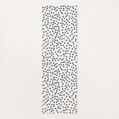 Minimalistische Dalmatische Vlekken Eenvoudig Mode Yogamat (Achterkant)