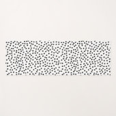 Minimalistische Dalmatische Vlekken Eenvoudig Mode Yogamat (Voorkant (horizontaal))