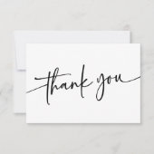 Minimalistische Dankkaart Moderne Bedankbrief Boho Bedankkaart (Voorkant)