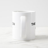 Minimalistische "De reden dat ik glimlach" mok met (Achterkant)