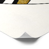 Minimalistische deco circulaire geometrie poster (Hoek)