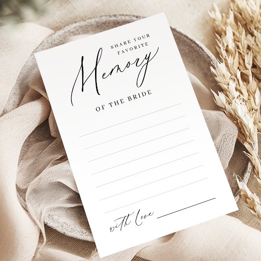 Minimalistische 'deel een herinnering' bruiloft ga
