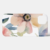 Minimalistische delicate bloemen Case-Mate iPhone case (Achterkant (horizontaal))
