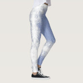 Minimalistische denim silhouet leggings (Rechts)