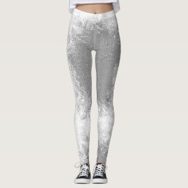Minimalistische denim silhouet - Zwart Leggings