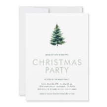 Minimalistische Dennengroen Kerstfeest