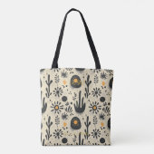 Minimalistische Desert Flora Wellness Canvas tas (Achterkant)