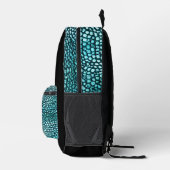 Minimalistische Dierenprint Modern Monogram Pickle Bedrukte Rugzak (Rechts)