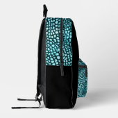 Minimalistische Dierenprint Modern Monogram Pickle Bedrukte Rugzak (Links)