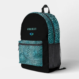 Minimalistische Dierenprint Modern Monogram Pickle Bedrukte Rugzak