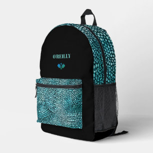 Minimalistische Dierenprint Modern Monogram Pickle Bedrukte Rugzak