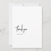 Minimalistische Digitale Dankjewel Kaart (Voorkant)