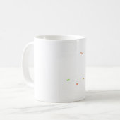 Minimalistische dimsom koffiemok (Voorkant links)