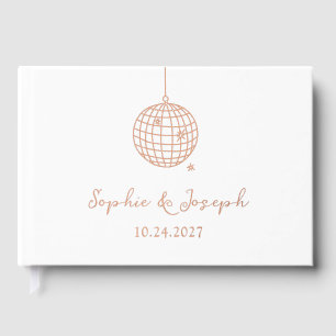 Minimalistische Disco Bal Echt Gouden Folie Brui Gastenboek
