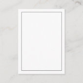 Minimalistische displaydouche informatiekaartje (Achterkant)