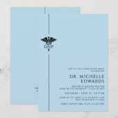 Minimalistische DNP Doctor of Nursing Practice Afg Kaart (Voorkant / Achterkant)