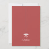 Minimalistische DNP Doctor of Nursing Practice Afg Kaart (Achterkant)