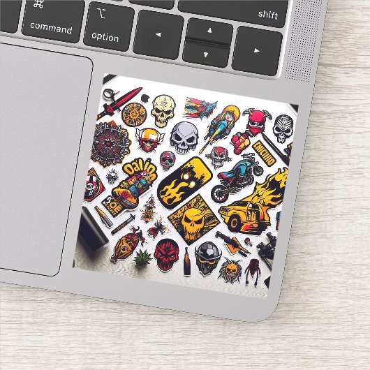 Minimalistische 'Do Not Disturb' vinyl sticker (Detail)