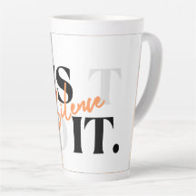 Minimalistische 'Doe het gewoon'-stilte citaat Hog