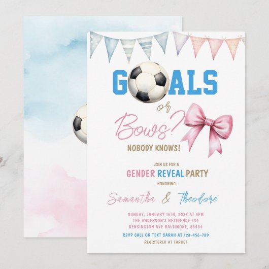 Minimalistische doelen of bogen jongen of meisje g kaart (Voorkant / Achterkant)