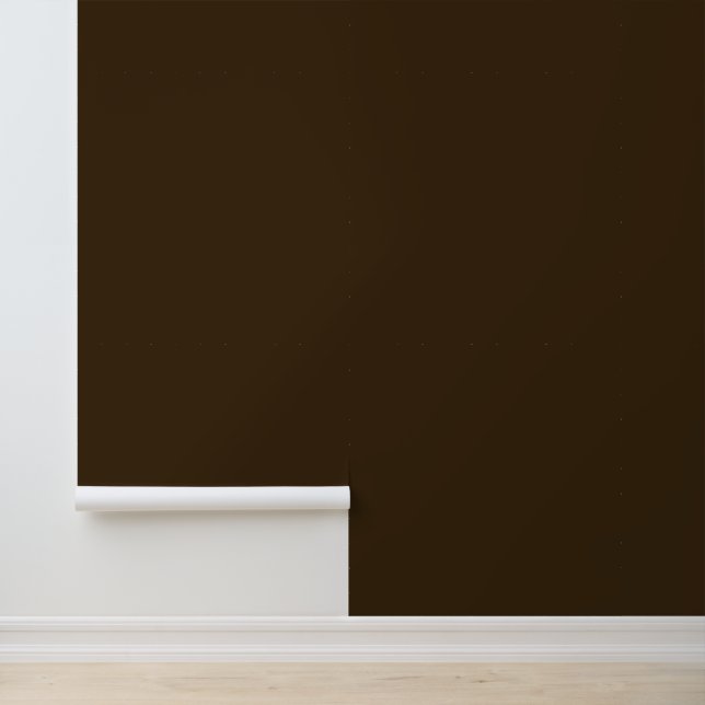 Minimalistische donkerbruine moderne espresso aang behang (Applicatie)