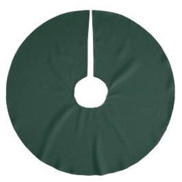 Minimalistische donkere dennen groene effen elegan kerstboom rok