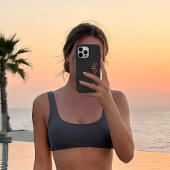 Minimalistische donkere esthetische roze aangepast Case-Mate iPhone case