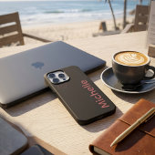 Minimalistische donkere esthetische roze aangepast Case-Mate iPhone case