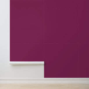 Minimalistische donkere framboos effen effen moder behang