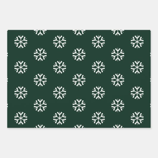 Minimalistische donkergroene snoepriet santa sneeu inpakpapier vel (Voorkant 2)