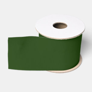 Minimalistische, donkergroene, zachte kleur zonder grosgrain lint