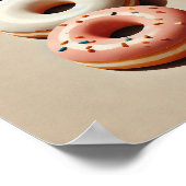 Minimalistische Donut Esthetische Muur Kunst Poste Poster (Hoek)