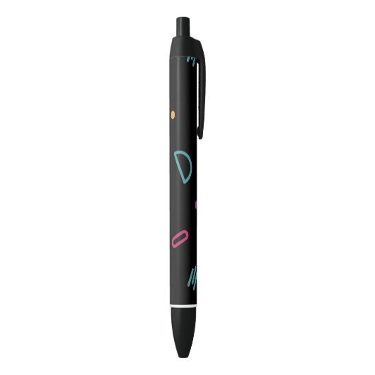 Minimalistische Doodle Pastel Pen (Achterkant (Verticaal))
