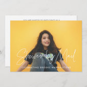 Minimalistische douche per mail foto kaart (Voorkant / Achterkant)