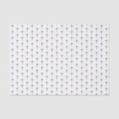 Minimalistische Drie Spijkers Kruis Zwart en Wit Tissuepapier (Voorkant)