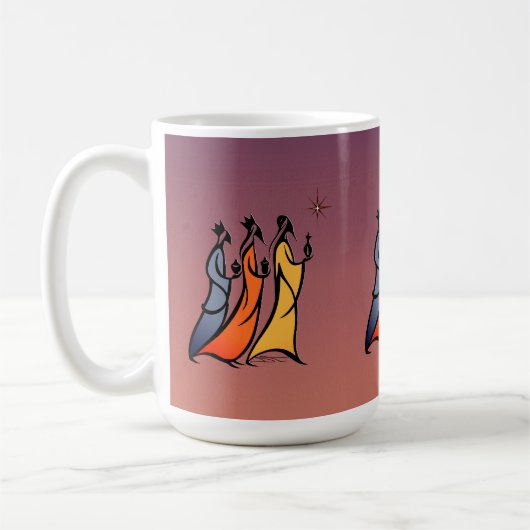 Minimalistische Drie Wijzen Koffiemok (Links)