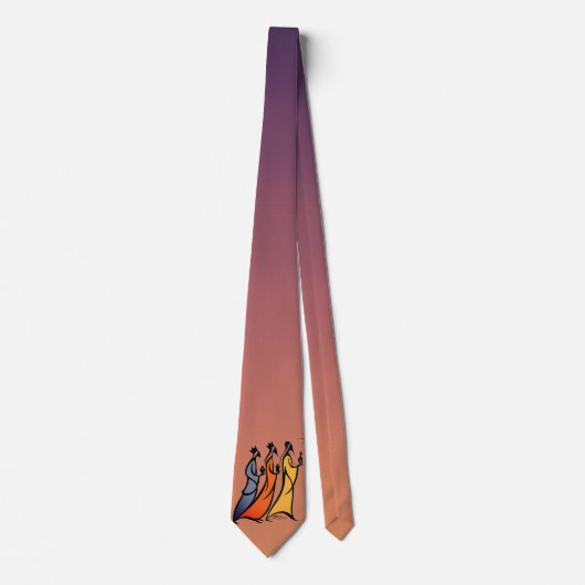 Minimalistische Drie Wijzen Stropdas (Voorkant)
