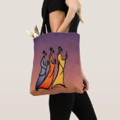 Minimalistische Drie Wijzen Tote Bag (Dichtbij)