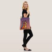 Minimalistische Drie Wijzen Tote Bag (Op model)