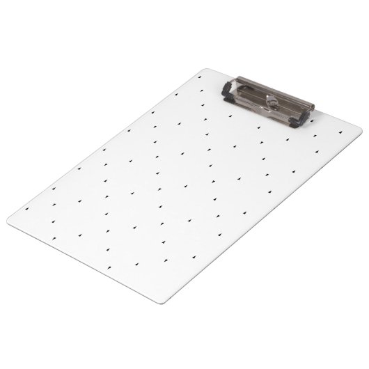 Minimalistische driehoek patroon hangmap set klembord (Gekanteld)