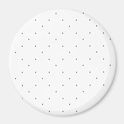 Minimalistische driehoek patroon hangmap set magneet (Voorkant)