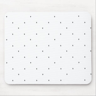 Minimalistische driehoek patroon hangmap set muismat