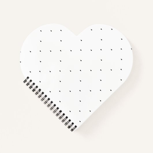 Minimalistische driehoek patroon hangmap set notitieboek (Voorkant)