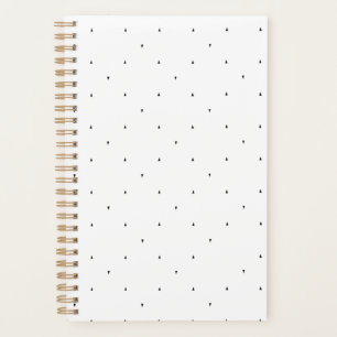 Minimalistische driehoek patroon hangmap set planner