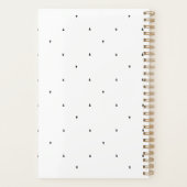 Minimalistische driehoek patroon hangmap set planner (Achterkant)