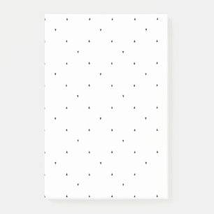 Minimalistische driehoek patroon hangmap set post-it® notes